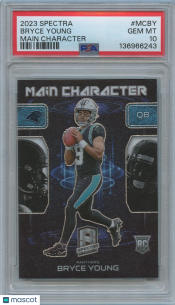 2023 Panini Spectra Main Character Bryce Young #MCBY Rookie PSA 10