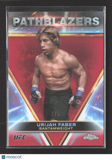 2024 Topps Chrome UFC Pathblazers Urijah Faber #PTH-12 Red Refractor