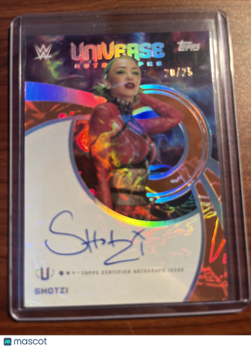 2025 Topps Shotzi Blackheart Orange Topps