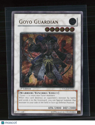 2008 Yu-Gi-Oh! The Duelist Genesis Goyo Guardian Ultimate Rare Synchro 1st Edition
