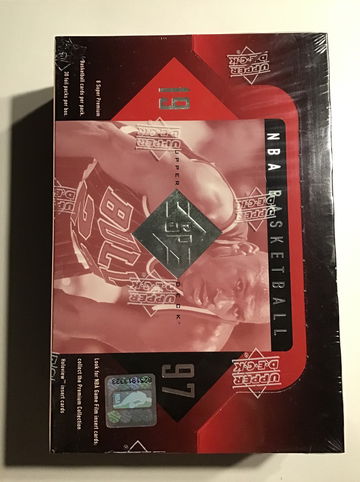1997 Upper Deck SP Authentic Basketball Factory sealed box 30 packs
