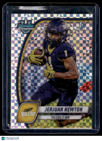 2024 Bowman University Chrome Jerjuan Newton #98 X-Fractor