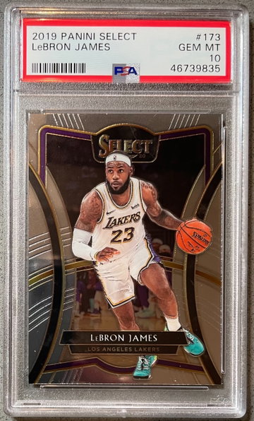 2019-20 Select Premier Lebron James PSA 10