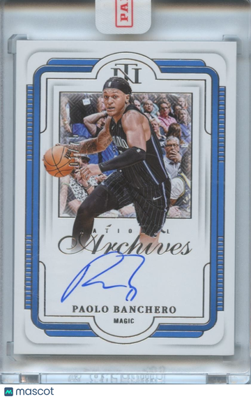 Paolo Banchero 2024-25 National Treasures On Card Auto Autograph Magic 1/75