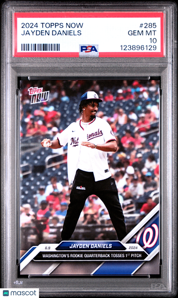 2024 Topps Now Jayden Daniels #285 Rookie PSA 10