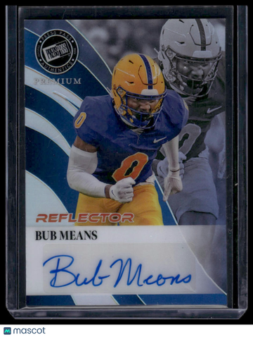 2024 Press Pass Premium Bub Means #RA-BM1 Retro Autographs Prismatic Blue AU,SN