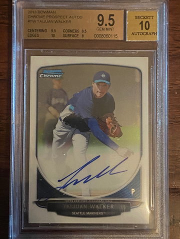 Taijuan Walker 2013 Chrome auto