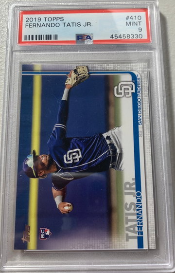 2019 Topps Series 2 Fernando Tatis Jr. Rookie PSA 9