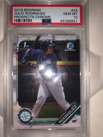 Julio Rodriguez Chrome Prospects PSA 10