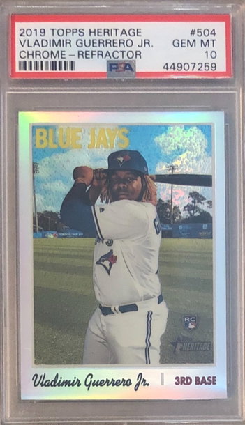 Vladimir Guerrero Jr Chrome Refractor