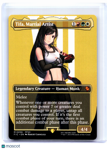 FINAL FANTASY Commander Tifa, Martial Artist (Borderless) Nonfoil Mythic #0206
