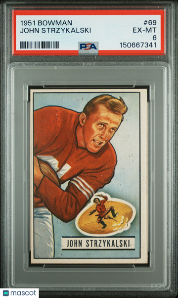 1951 Bowman John Strzykalski #69 PSA 6