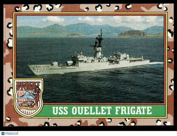 1991 Desert Storm USS Ouellet Frigate #61