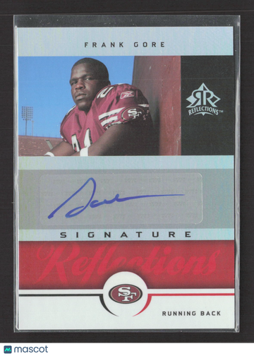 2005 Upper Deck Reflections Frank Gore #SR-FG