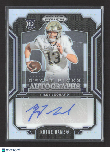 2025 Panini Prizm Draft Picks Riley Leonard #DPA-RLD RC