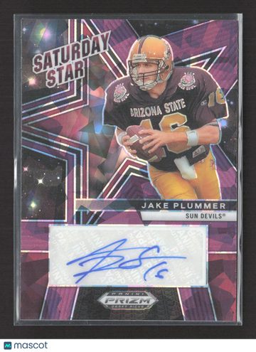 2025 Panini Prizm Draft Picks Saturday Star Jake Plummer #SSS-JPR Purple /60