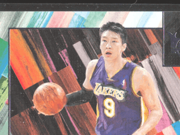2025 Panini Court Kings Brush Strokes Sun Yue #BR-SUN /35