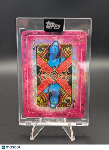 2025 Topps Chrome Marvel Mint Mystique Gambit's Deck /99 Jack of Spades #S-1