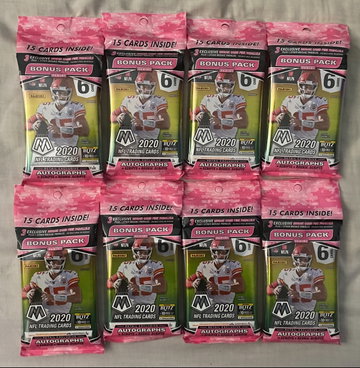 8X 2020 Mosaic Football Cello Packs