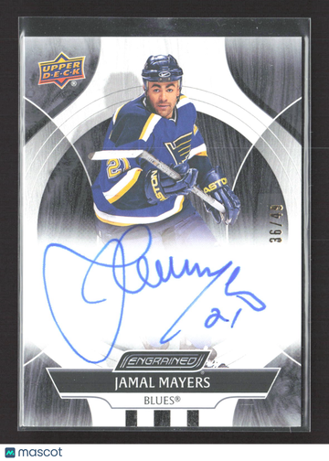 2025 Upper Deck Engrained Engrained Icons Hockey Jamal Mayers #CA-JM /49
