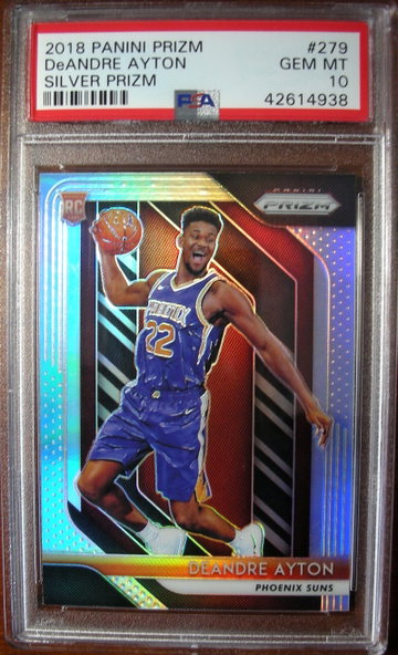 DeAndre Ayton 2018 Prizm #279 Silver Prizm PSA 10