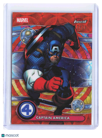 2026 Topps Finest Marvel Captain America 17/25 Negative Zone Uncommon #NZ-020