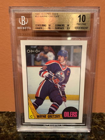 1987-88 O-PEE-CHEE OPC Wayne Gretzky #53 BGS 10 PRISTINE