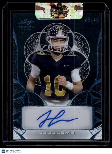 2024 Leaf Trinity - Clear Auto Platinum Ju Ju Lewis #CA-JL1 SN AU