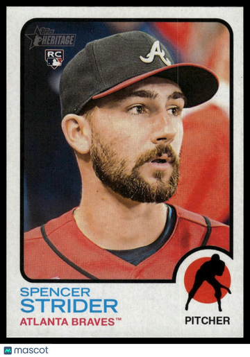 2022 Topps Heritage Spencer Strider #521 RC