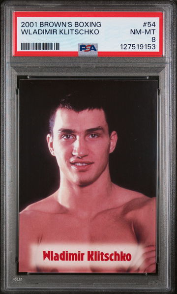 2001 Brown's Boxing Wladimir Klitschko #54 PSA 8