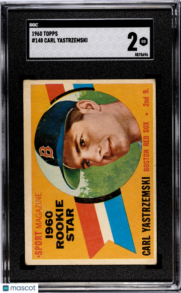 1960 Topps Carl Yastrzemski #148 SGC 2