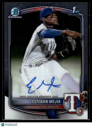 2025 Bowman Esteban Mejia #CPA-EM Chrome Prospect Autographs AU