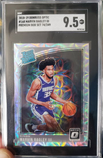 Marvin Bagley 2018 Optic Premium Box Set /249 SGC 9.5 