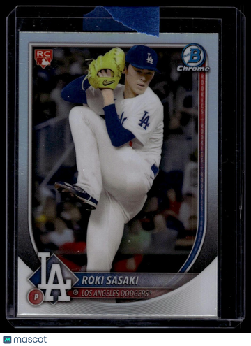 2025 Bowman Roki Sasaki #12 Bowman Chrome Red Rookie Logo RC