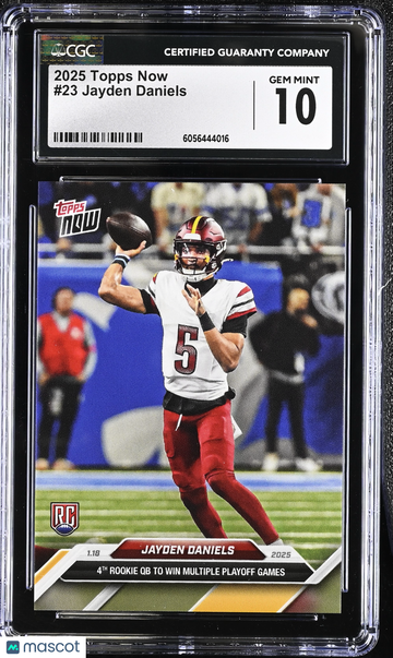 2025 Topps Now Jayden Daniels #23 CGC 10