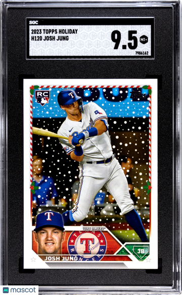 2023 Topps Holiday Josh Jung #H120 SGC 9.5