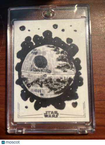 2025 Topps Chrome Star Wars Sean Mathews Insert 1st Edition Sketch One of One Short Print Limited Edition