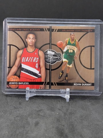 2008 topps Co signers Kevin Durant 2nd year bronze jerryd bayless  /399