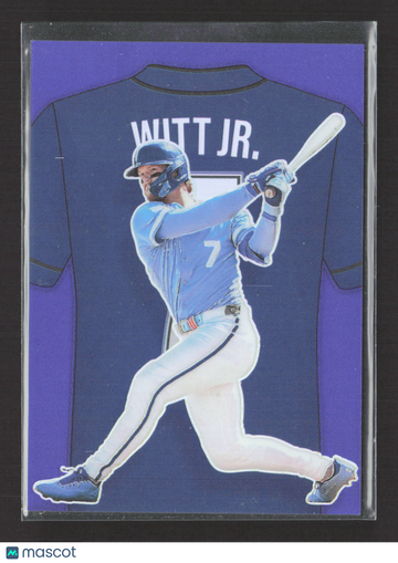 2025 Panini Prizm Crusade Baseball Numbers Bobby Witt Jr. #9 Purple /149