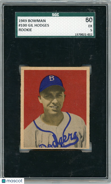 1949 Bowman Gil Hodges #100 SGC 5