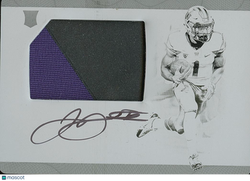 2017 John Ross Patch Printing Plate Panini Authentic