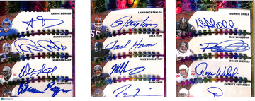 2020 Leaf Spectacular The Book of Football Autos Donnie Shell Alan Page Ray Lewis Rod Woodson Aaron Donald Randy White M