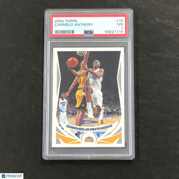 2004 Topps Carmelo Anthony #15 PSA 7