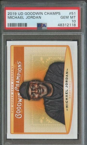 2019 Upper Deck Goodwin Champions 51 Michael Jordan PSA 10 Gem Mint