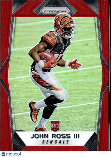 John Ross III 2017 Panini Prizm RC Red Cincinnati Bengals