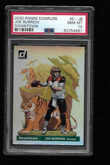 2019 DONRUSS JOE BURROW DOWNTOWN 