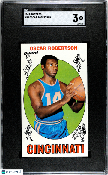 1969 Topps Oscar Robertson #50 SGC 3