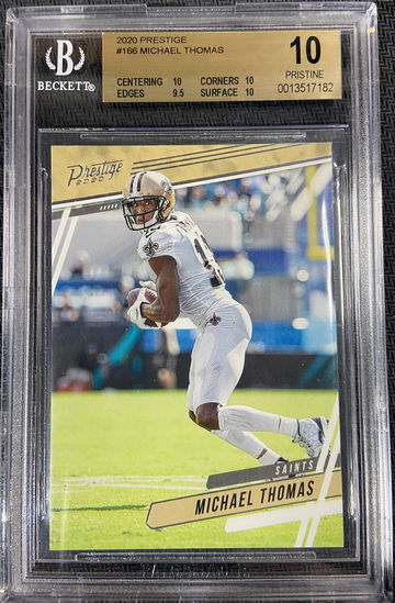 2020 Panini Prestige Michael Thomas BGS 10 PRISTINE (3 - 10's!) POP 1