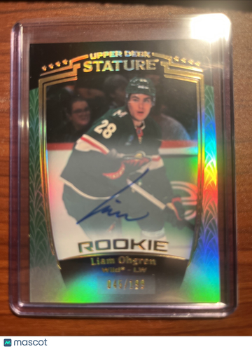2024 Upper Deck Liam Ohgren #48 Green Rookie Upper Deck