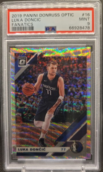 2019 Panini Donruss Optic Fanatics #16 Luka Doncic PSA 9